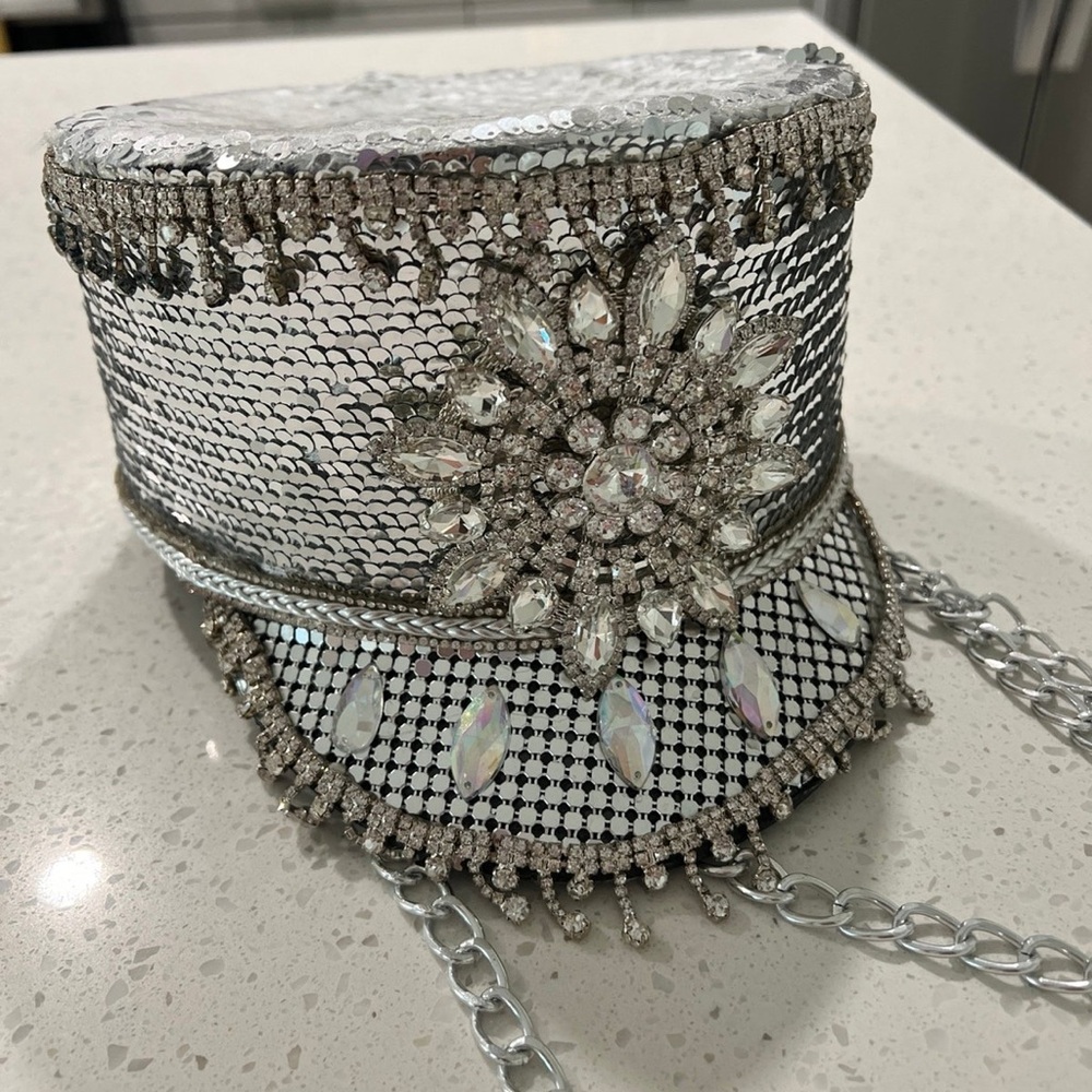 Sequin captains hat